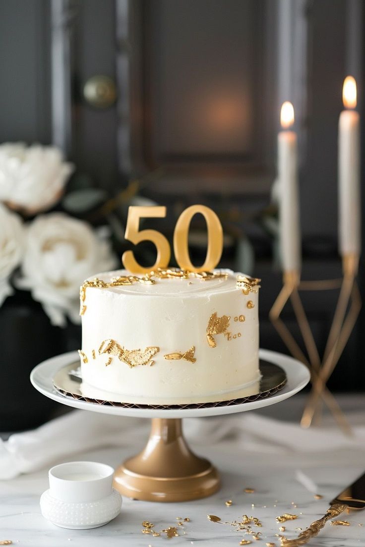 50th Anniversary cake design ( 5 )