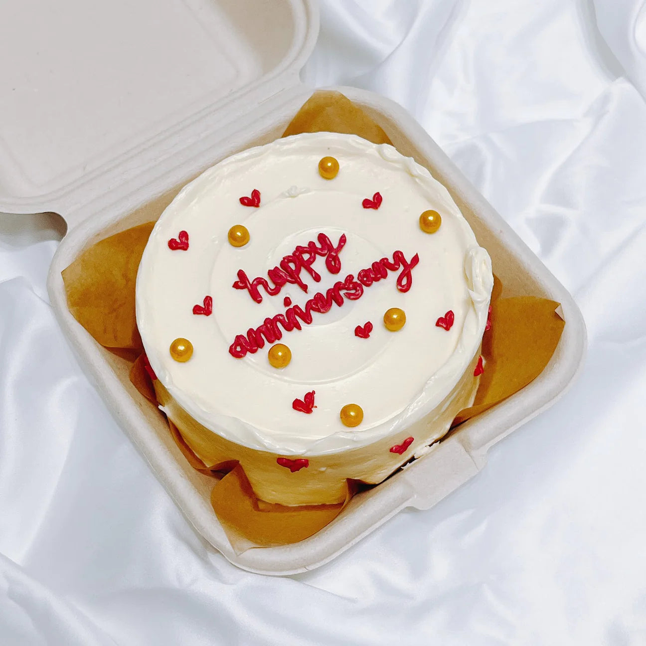 Anniversary cake design ( 9 )