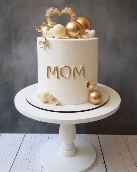 Cake for mother design ( 1 )