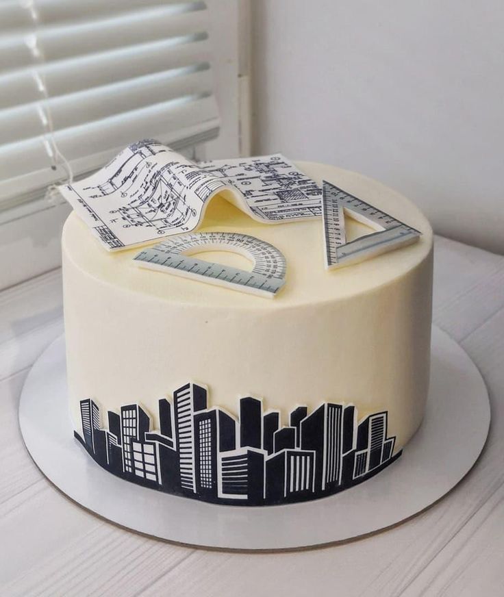 Cake for architect design 2