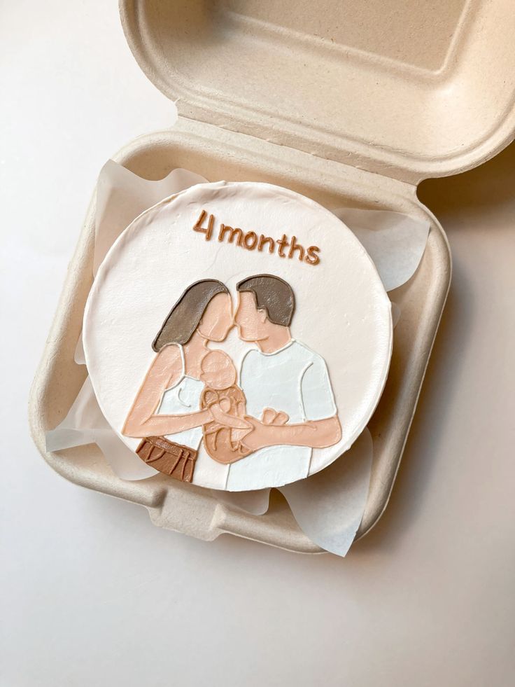 Happy 4 months bento cake