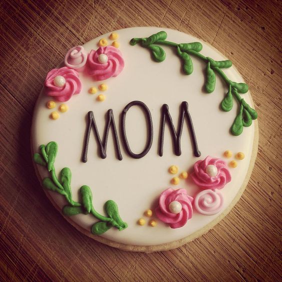 Cake for mother design ( 6 )