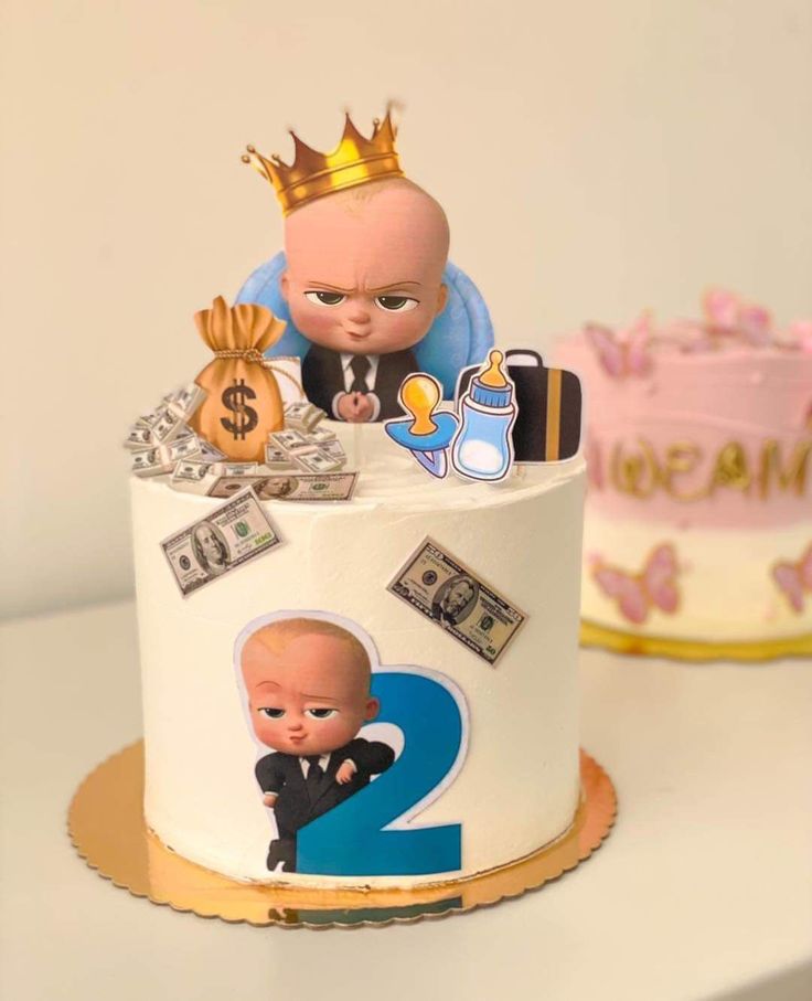 Boss Baby Theme Cake Design 6