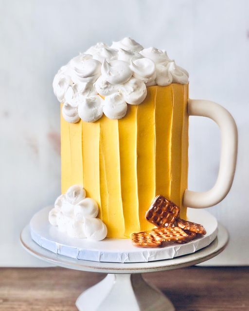 Beer Theme Cake Design 2