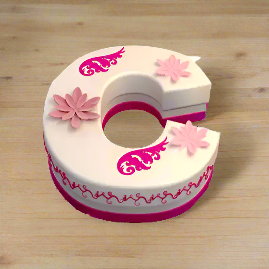 Alphabet Cake design 28