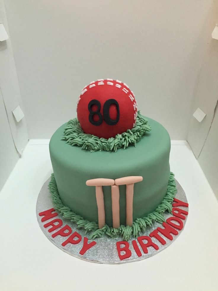 Cricket theme cake design ( 44 )