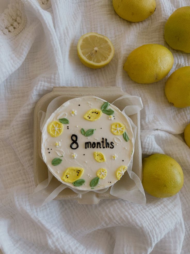 Bento cake for 8 months baby birthday