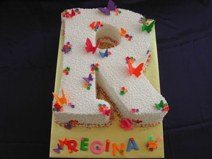 Alphabet Cake design ( 27 )