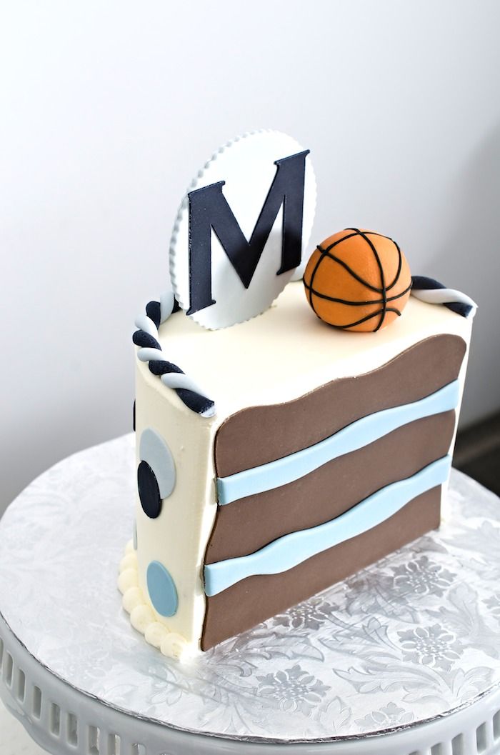 Half birthday cake design ( 18 )