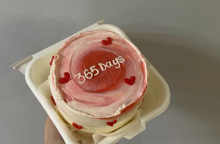 Happy 365 Days Anniversary Cake