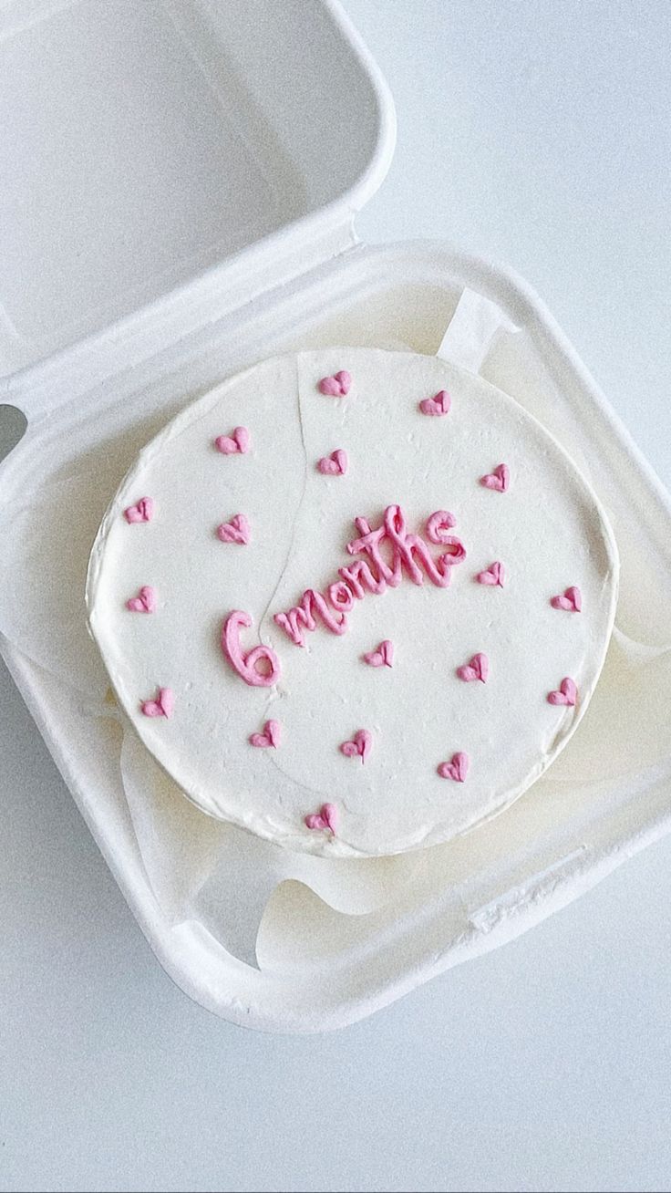 6 months Bento cake