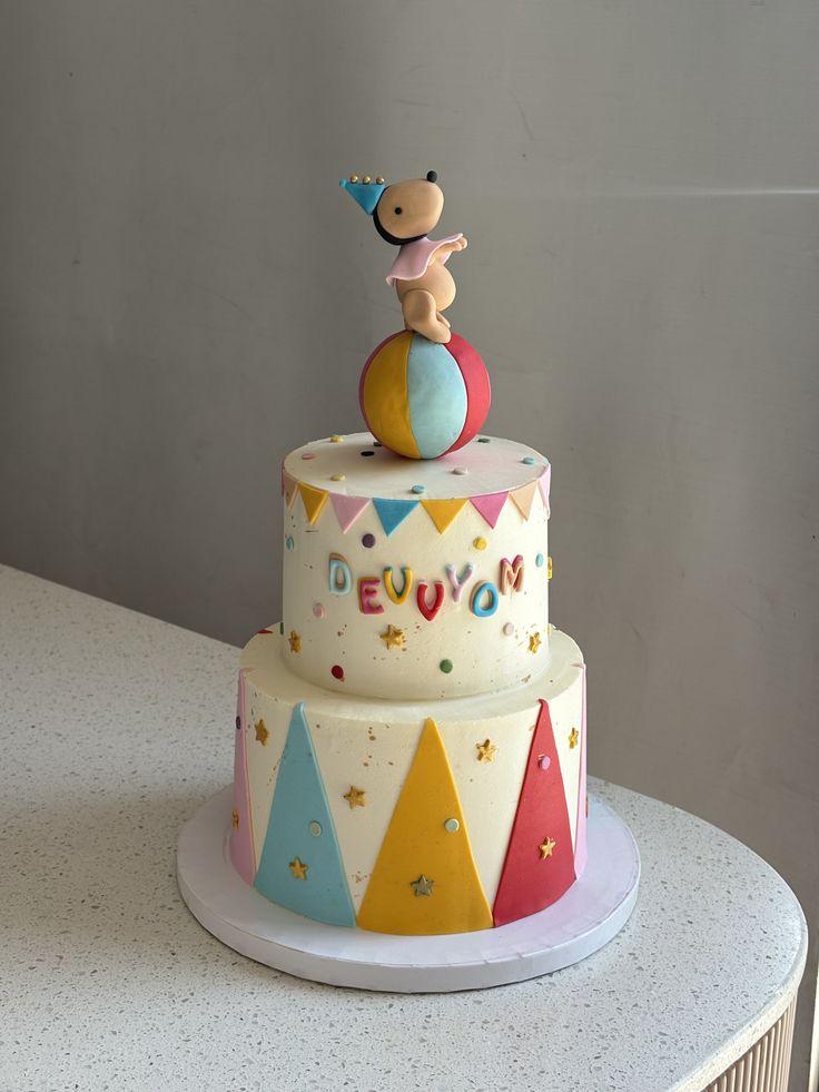 Carnival Theme Cake Design 6