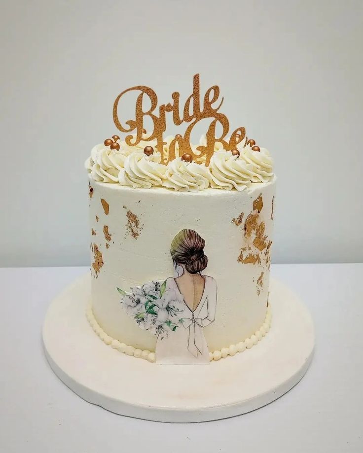 Bride to be cake design ( 2 )