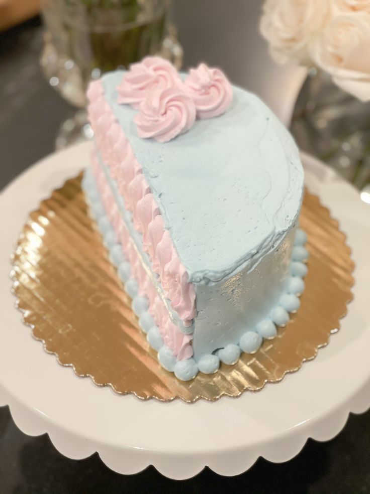 Half birthday cake design ( 3 )