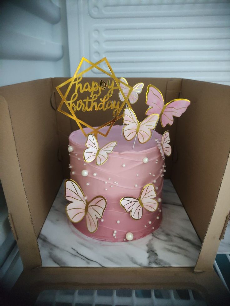 Butterfly theme cake design ( 45 )