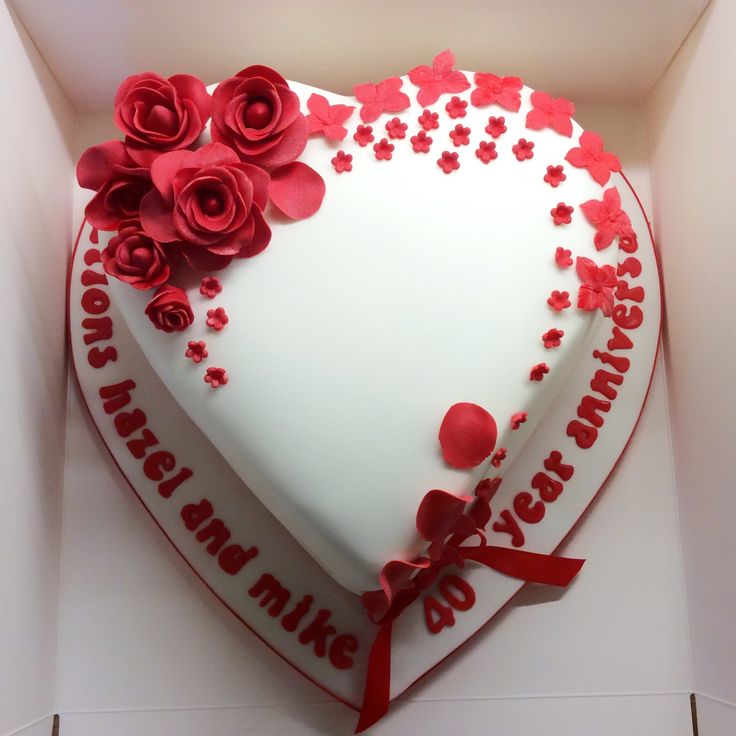 25th Anniversary cake design ( 22 )