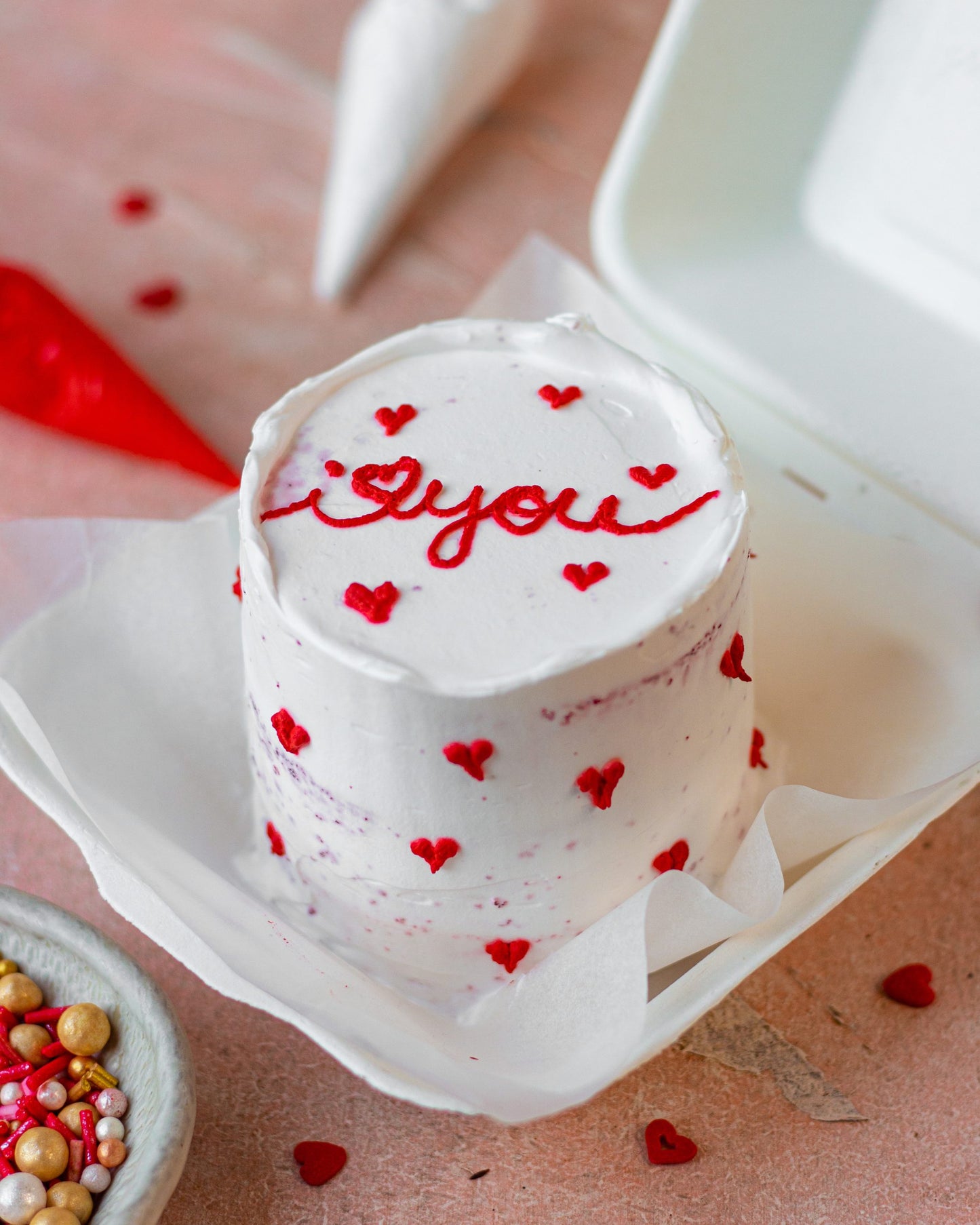 Valentine special Bento cake