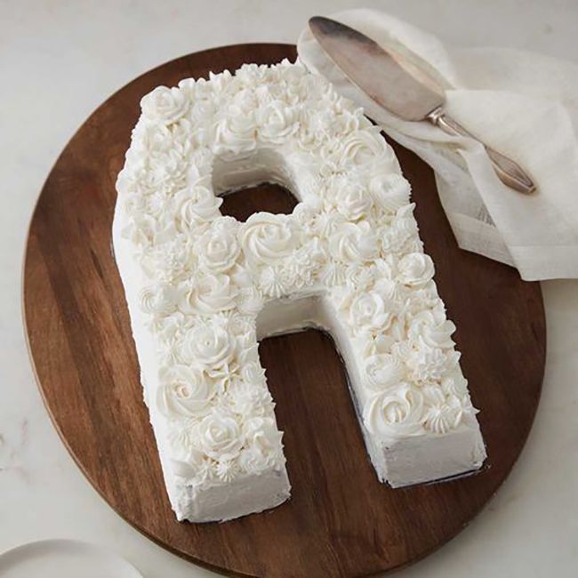 Alphabet Cake design ( 2 )