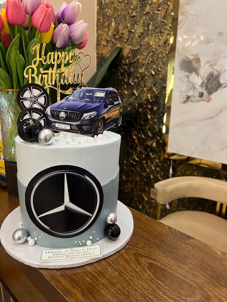 Mercedes theme cake design ( 41 )