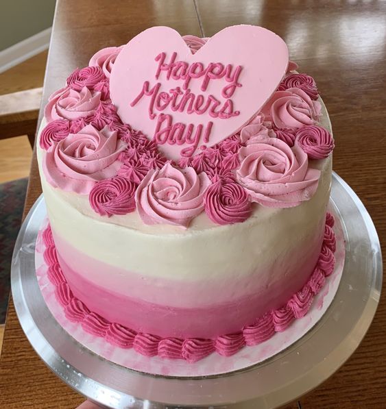 Cake for mother design ( 20 )