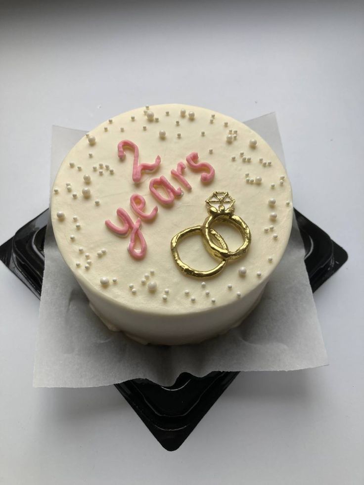 2nd Anniversary Bento cake