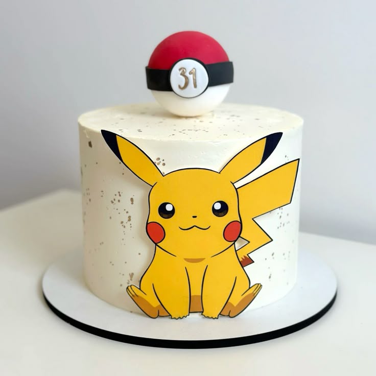 Pokémon theme cake