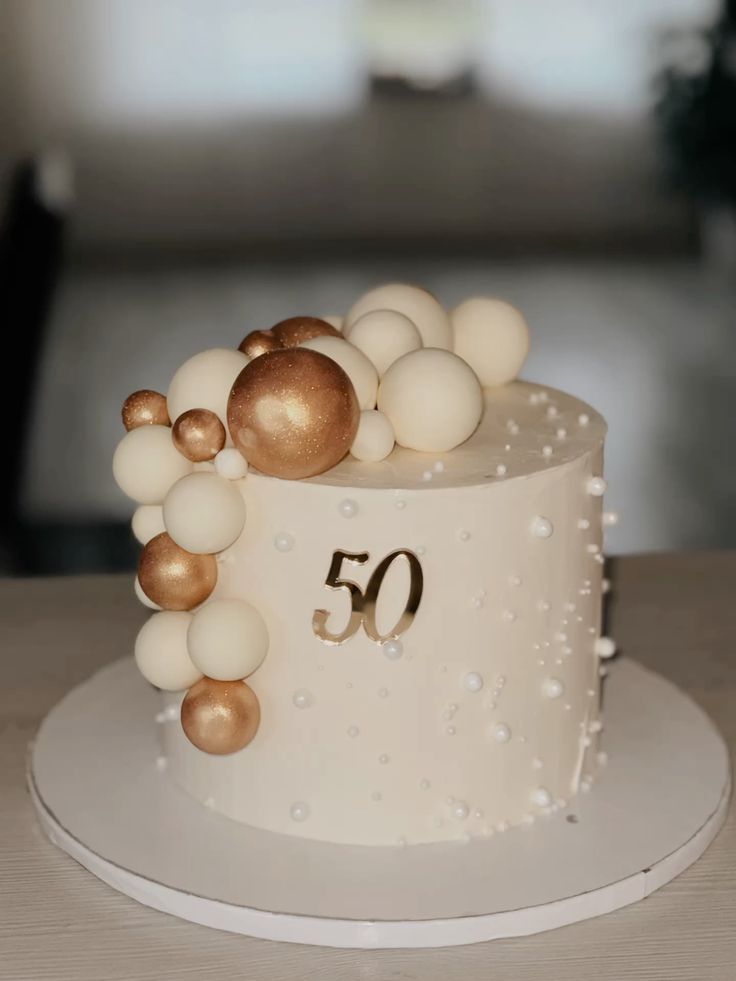 50th Birthday Cake Design 5