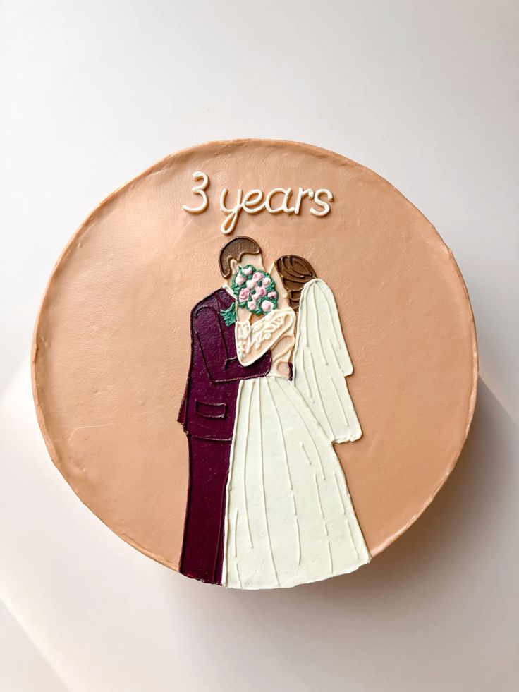 3rd year Anniversary bento cake