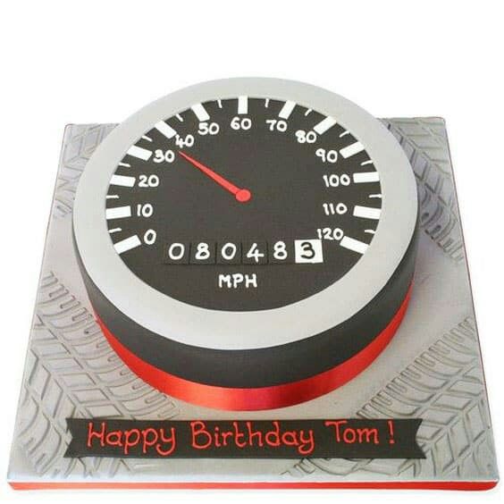 Biker theme cake design ( 9 )