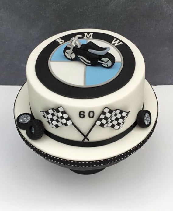 Biker theme cake design ( 13 )