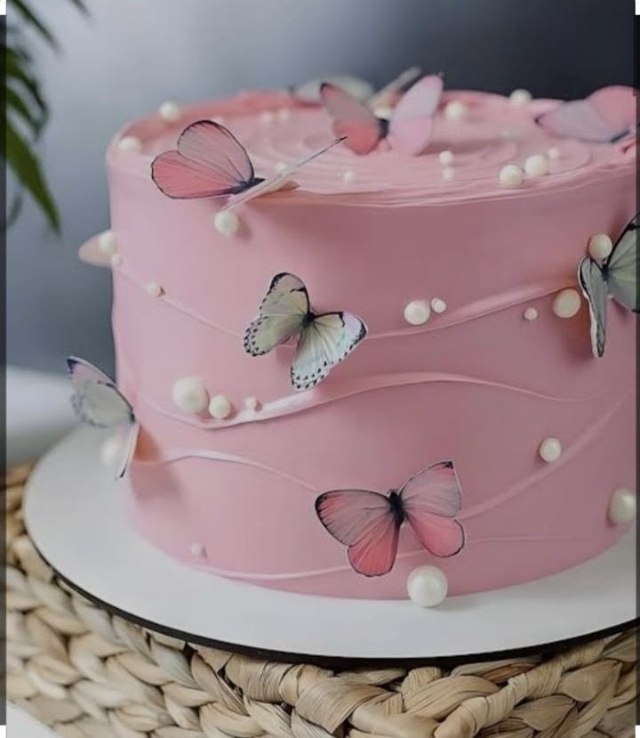 Butterfly theme cake design ( 14 )