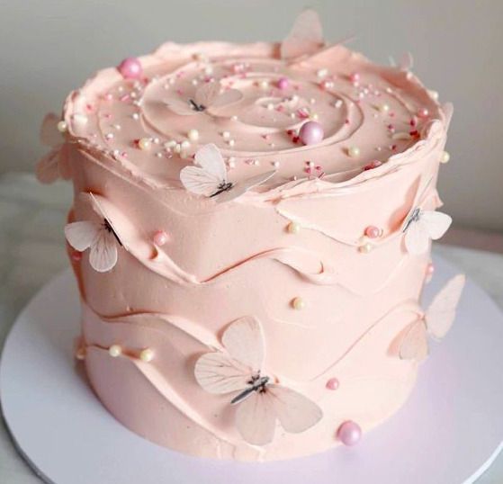 Butterfly theme cake design ( 29 )