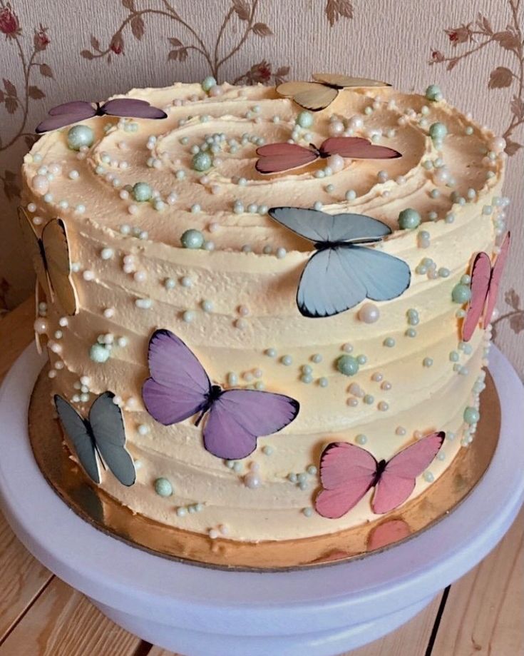 Butterfly theme cake design ( 30 )