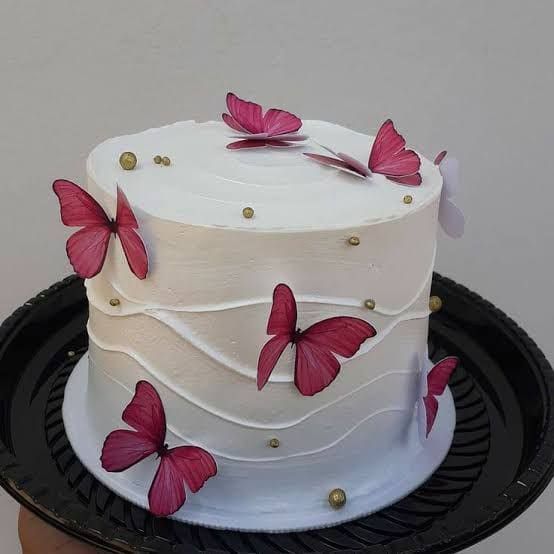 Butterfly theme cake design ( 32 )
