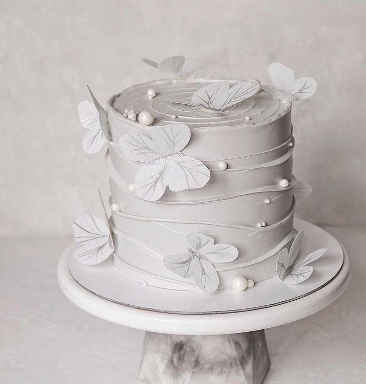 Butterfly theme cake design ( 34 )