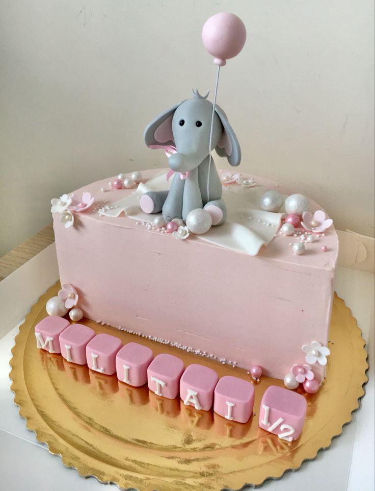 6 Months Birthday Cake (54)