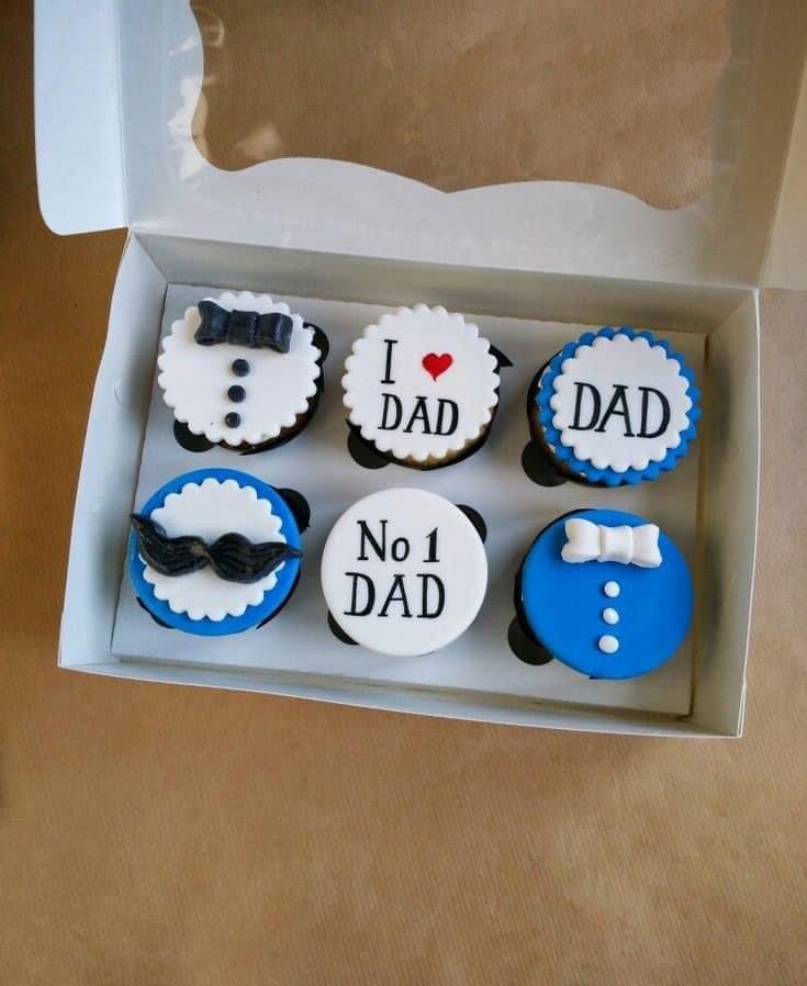 6 Cup Cakes Combo For Father's Day