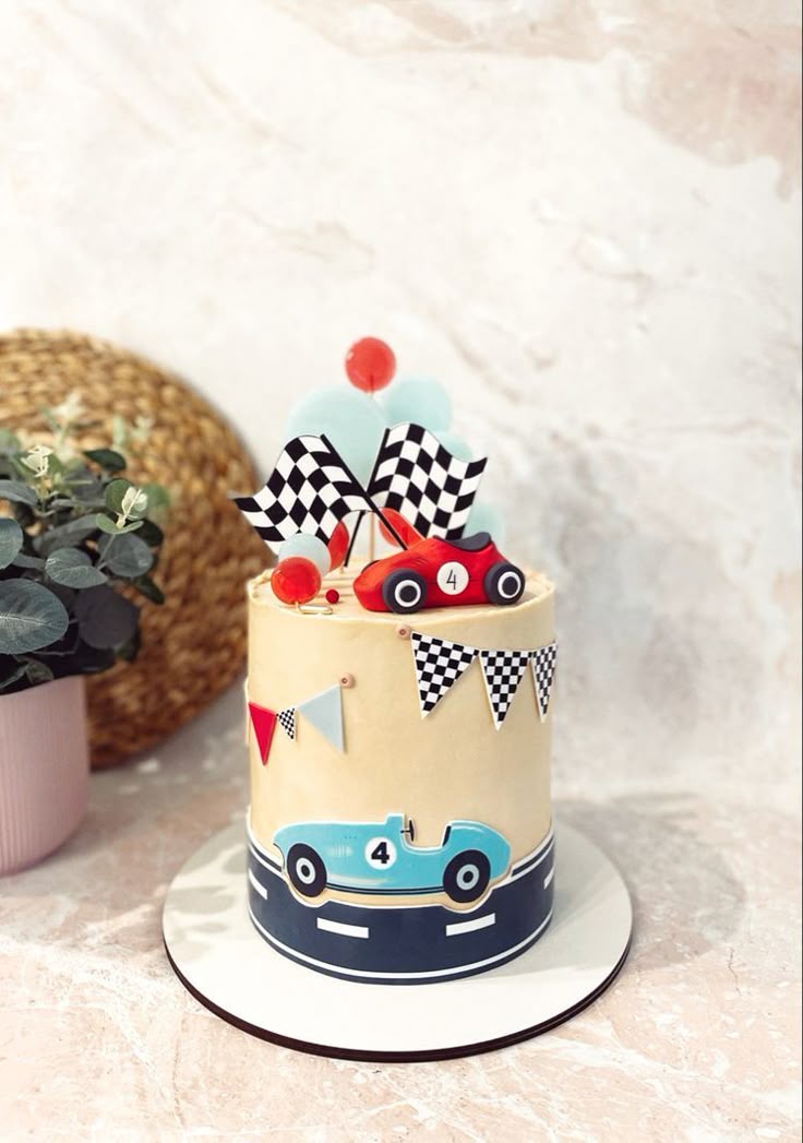 Car theme cake for kids design ( 48 )