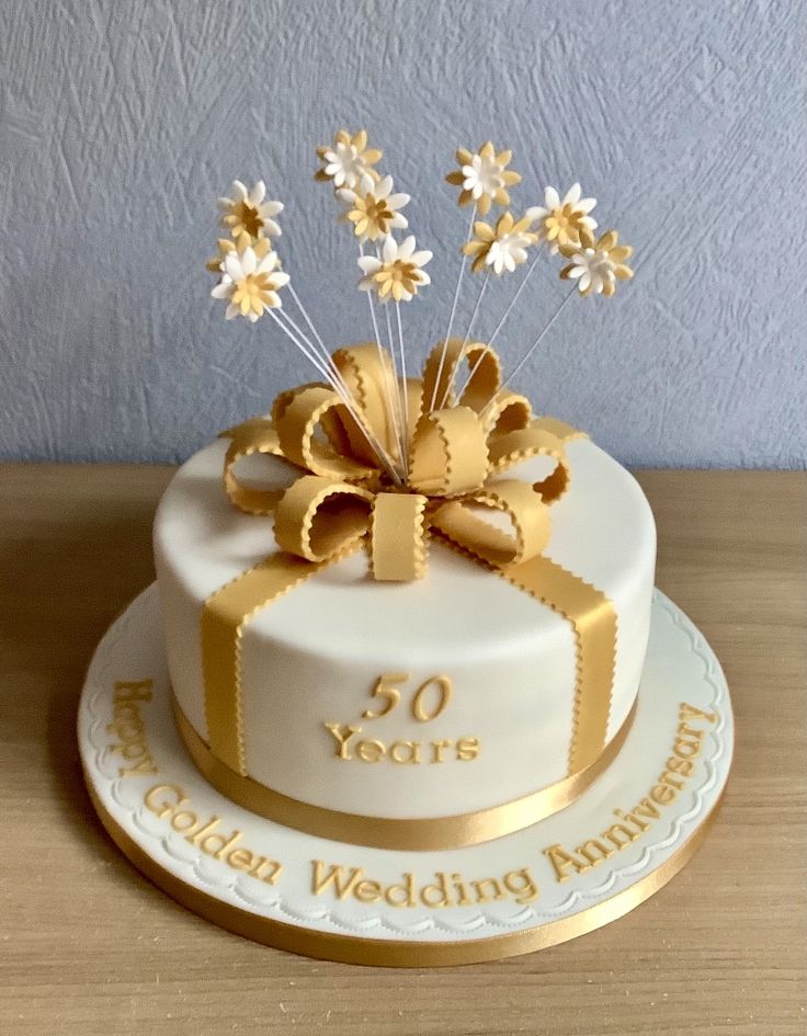 Happy 50th Anniversary Cake