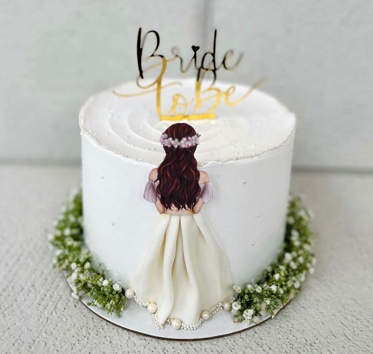 Bride to be cake design ( 44 )