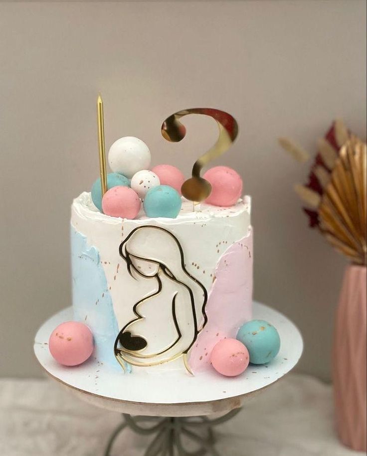 Baby shower cake design ( 1 )
