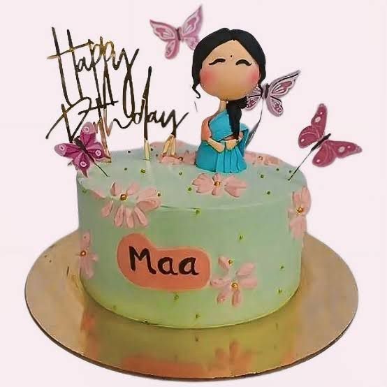 Cake for mother design ( 2 )