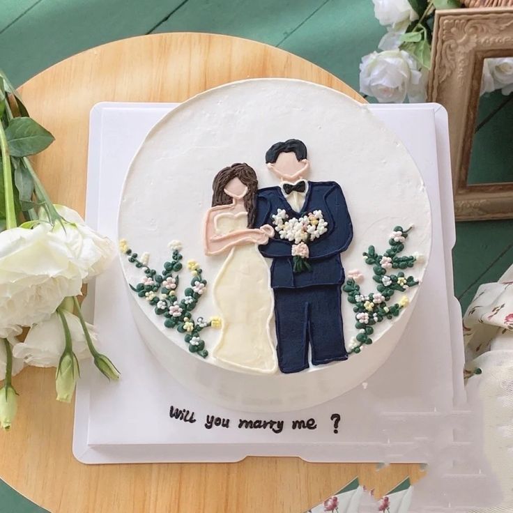 Proposal Bento cake