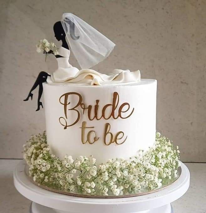 Bride to be cake design ( 5 )