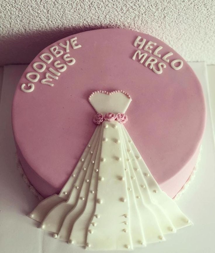Bride to be cake design ( 6 )