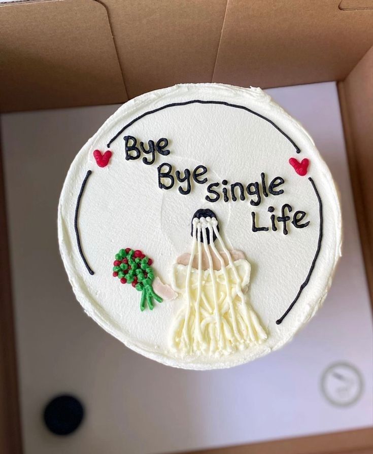 Bride to be cake design ( 9 )