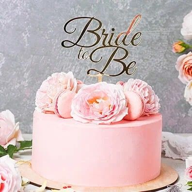 Bride to be cake design ( 17 )