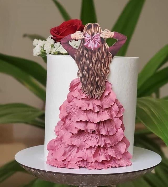 Bride to be cake design ( 30 )