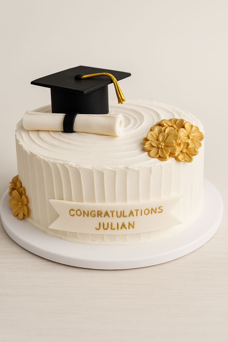 Congratulation Theme Cake Design 1
