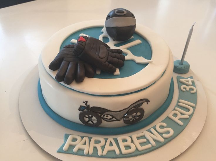 Biker theme cake design ( 7 )